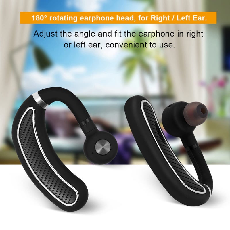 Zerone Bluetooth Headset, K21 Business Headphones Wireless Earphones with Microphone Single Earpiece with Noise Reduction Mic - Image 5